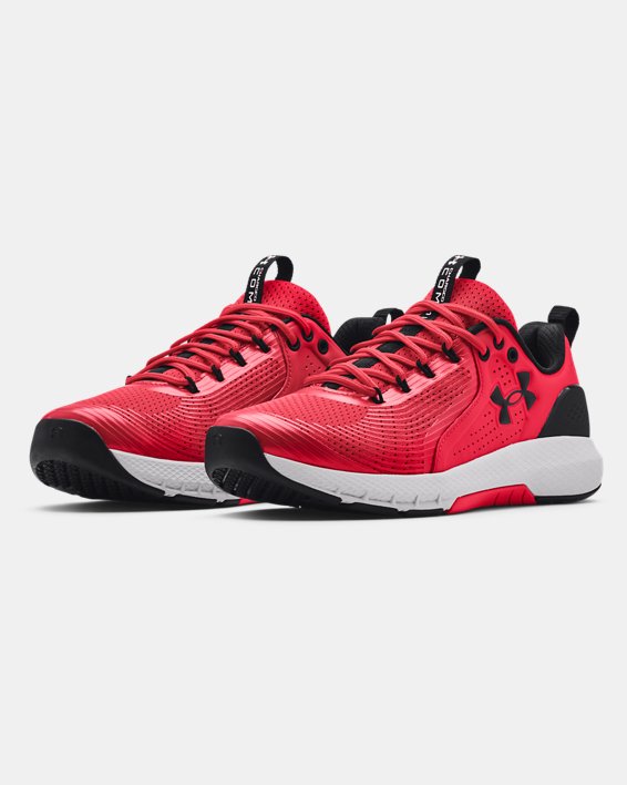Men's UA Charged Commit 3 Training Shoes, Red, pdpMainDesktop image number 3
